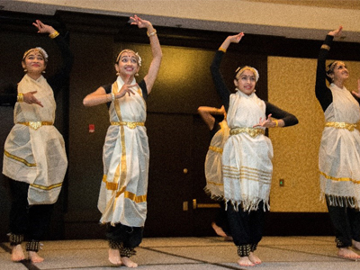 Omkara Dance group, performing two traditional dances